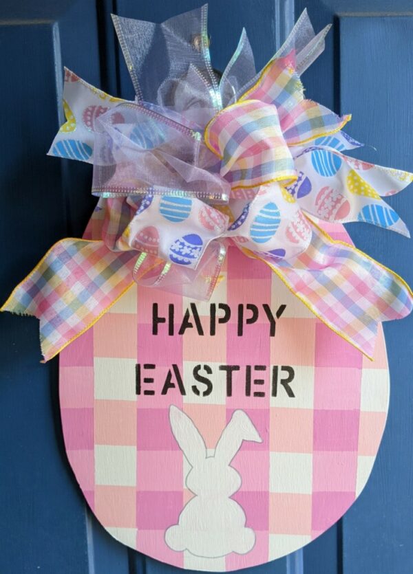 Happy Easter Bunny Door/Wall Sign